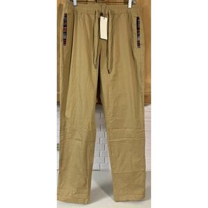 JMIERR Casual Pants Men's 34 Khaki Southwestern Trim Drawstring Chino